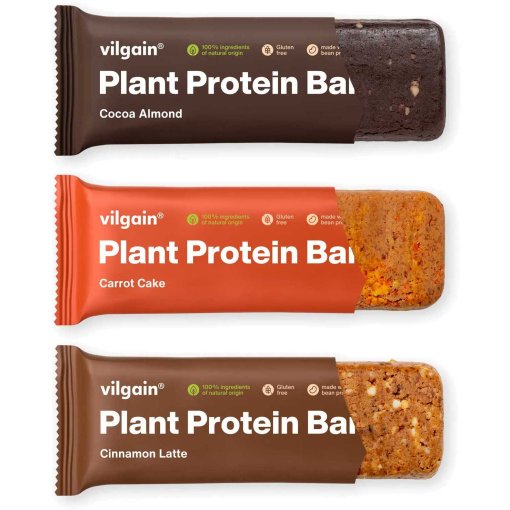 Productfoto van Vilgain Plant Protein Bar - proteïne-reep - 20x50g