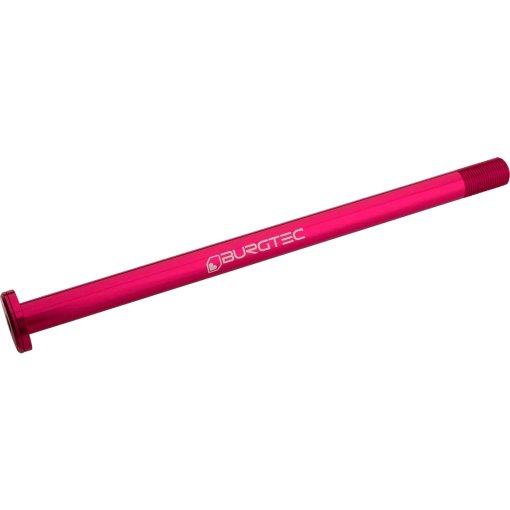 Foto de Burgtec Eje Pasante - detrás | 12x157mm | 205mm | para Commencal Supreme - toxic barbie pink