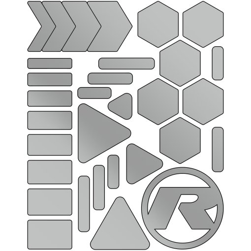 Foto de rie:sel design Pegatinas Reflectantes - re:flex - city silver