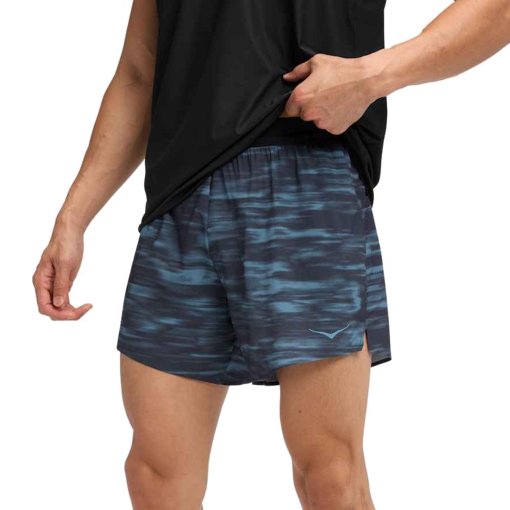 Foto de Hoka Pantalones Cortos con Slip Hombre - Glide 5 Inch - blue blurr