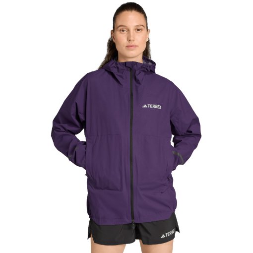 Produktbild von adidas TERREX Xperior 2.5 Layer Light Climaproof Jacke Damen - aurora plum JZ0853