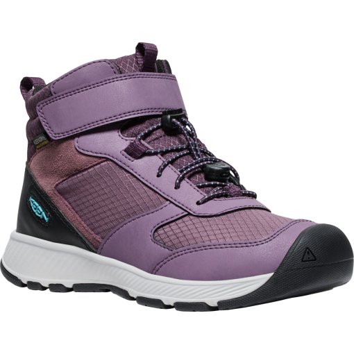 Bild von KEEN Skua Mid Waterproof Boots Jugendliche - Black Plum / Plum Perfect