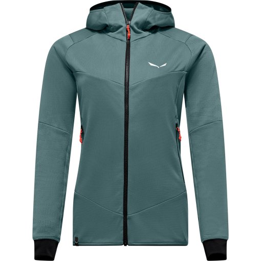 Picture of Salewa Sella Crevasse Hooded Jacket Women - willow 8260