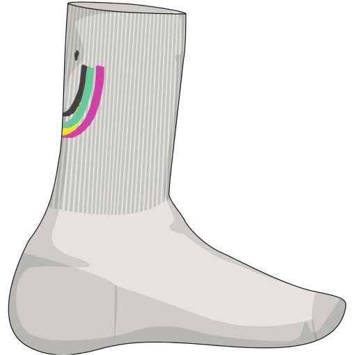 Photo produit de Maloja DazioM. Chaussettes - shaded white 1148