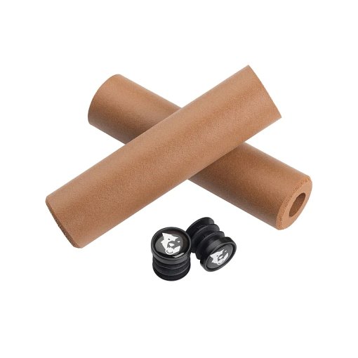 Photo produit de Wolf Tooth Ruban Guidon FAT PAW Silicone - marron