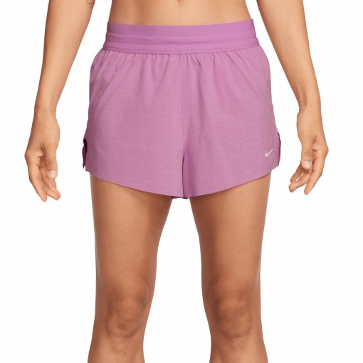 Productfoto van Nike Swift Breathe Hardloop-half-tights voor dames - light magenta/photon dust/reflective silver IF1678-503