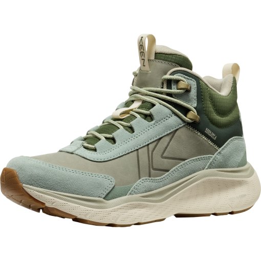 Foto de KEEN Botas Impermeables Senderismo Mujer - Leiki Leather - Iceberg Green/Bronze Green