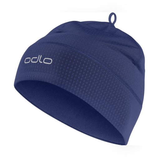 Productfoto van Odlo Polyknit Warm Reflecterende Muts - skipper blue