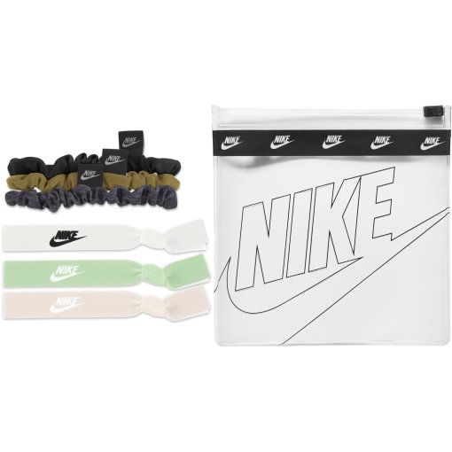 Foto de Nike Cinta para el Pelo - Mixed - Pack de 6 con Bolsa - black/bronzine/heather grey 041