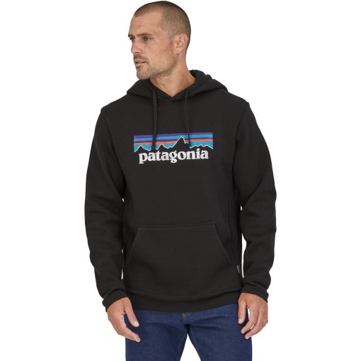 Foto de Patagonia Sudadera con Capucha Unisex - P-6 Logo Uprisal - negro
