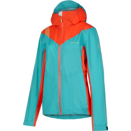 Photo produit de La Sportiva Veste Femme - Discover - Lagoon/Cherry Tomato