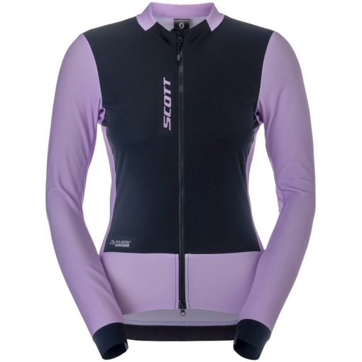 Picture of SCOTT Pro Warm Windbreaker Longsleeve Jersey Women - sherbet purple/black