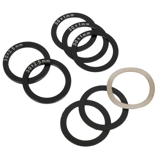 Photo produit de White Industries T47 Bottom Bracket Spacer Kit - 30mm