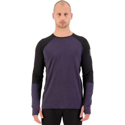 Photo produit de Mons Royale Maillot de Corps Manches Longues Homme - Olympus Merino - noir / 9 iron
