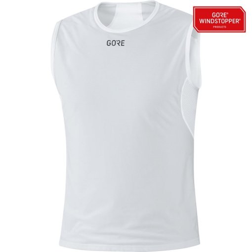Foto de GOREWEAR Camiseta sin mangas Hombre - GORE® WINDSTOPPER® Base Layer - light grey/blanco 9201
