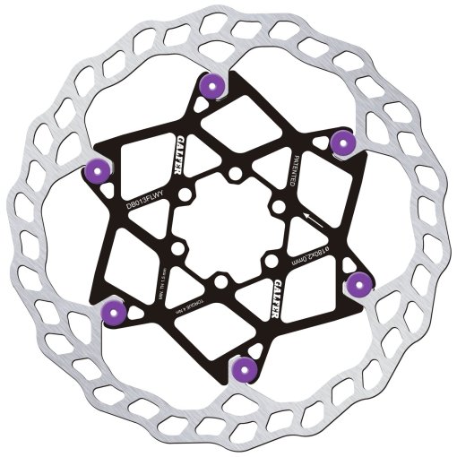 Foto de Galfer Disco de Freno - Wave V2 - MTB | Floating | 6 Agujeros - violeta