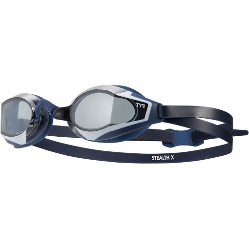 Immagine prodotto da TYR Occhialini da Nuoto - Stealth-X Performance - smoke/navy/navy