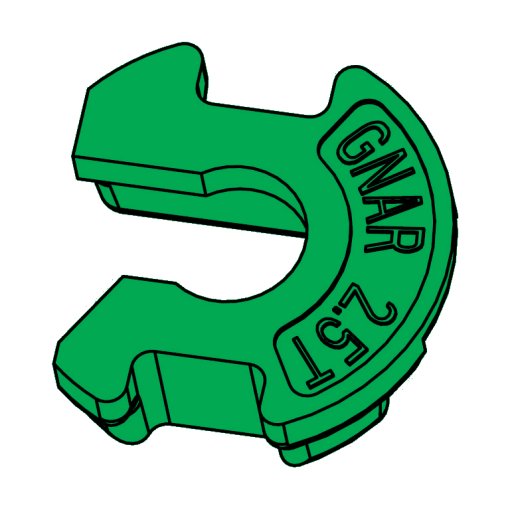 Immagine prodotto da RockShox Gnar Dog Volume Reducer (2.5T / 15mm) for Deluxe / Super Deluxe Rear Shock (A1-B2 / 2017-2021) - 11.4118.051.002