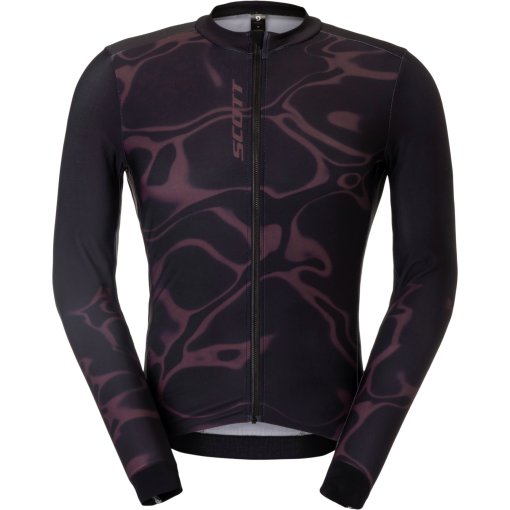 Picture of SCOTT Pro Mid Longsleeve Jersey Men - cocoa red/black
