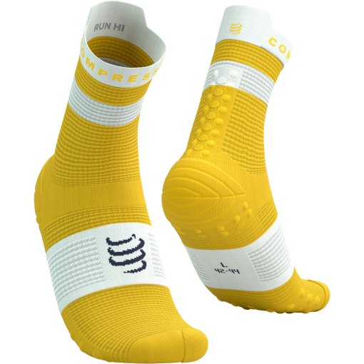 Produktbild von Compressport Pro Racing Kompressionssocken v4.0 Run High - lemon/white