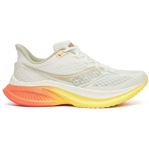 Produktbild von Saucony Endorphin Speed 5 Laufschuhe Herren - ivory/fire