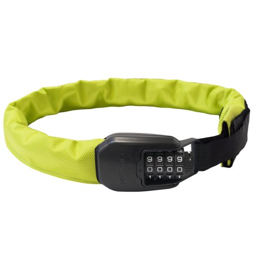 Productfoto van Hiplok Spin Draagbaar 75cm Kettingslot - neon yellow