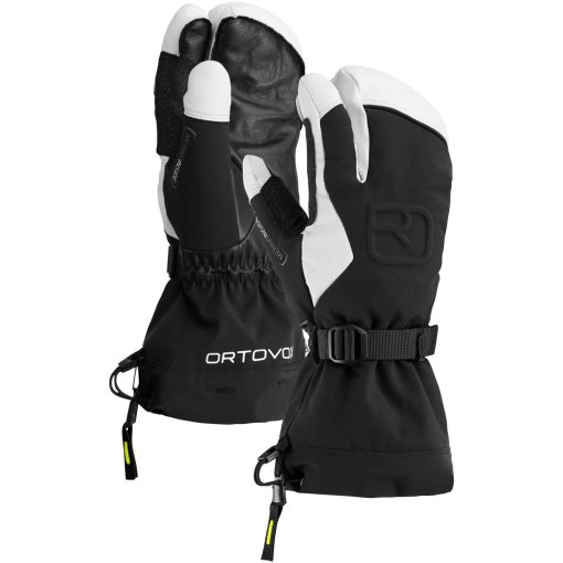 Picture of Ortovox Merino Freeride 3 Finger Gloves Men - black raven