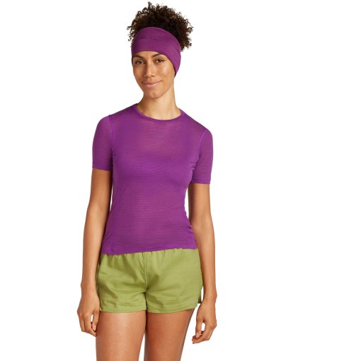 Foto de Icebreaker Camiseta Mujer - Merino 75 Cool-Lite™ Featherlight™ Crewe - Passion