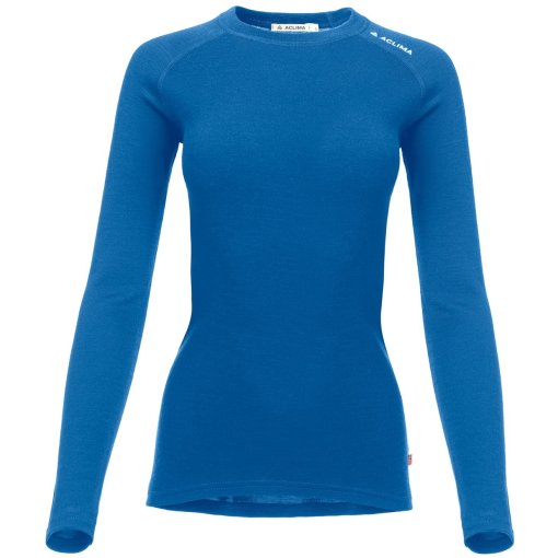 Produktbild von Aclima WarmWool Crewneck Langarmshirt Damen - corsair