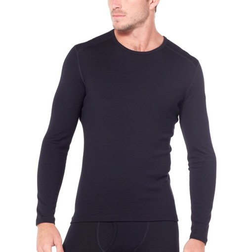 Immagine prodotto da Icebreaker Maglia a Maniche Lunghe Uomo - Merino 260 Tech Crewe - Nero