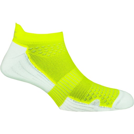 Kuva: P.A.C. Original BK 1.2 Bike Footie Zip Naisten sukat - Neon Yellow/White