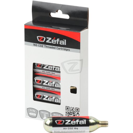 Photo produit de Zéfal EZ Twist 16g CO2 Cartridges 6 pcs