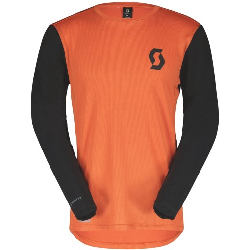 Produktbild von SCOTT Trail Vertic Langarmtrikot Herren - braze orange/black