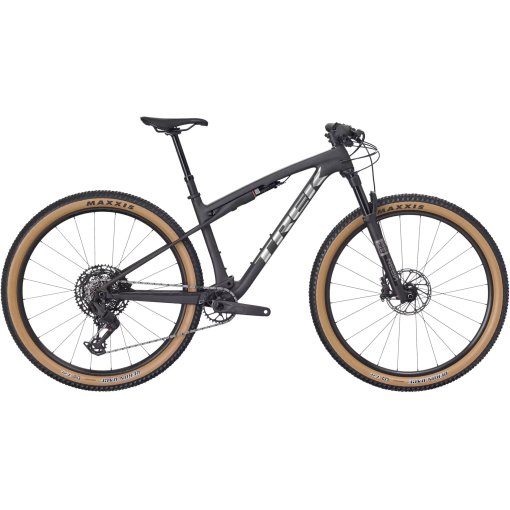 Kuva tuotteesta Trek SUPERCALIBER SL 9.6 Gen 2 - 29&quot; Hiilikuitu-Maastopyörä - 2026 - Matte Carbon / Gloss Black Splatter