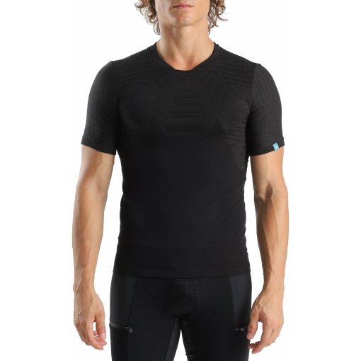 Produktbild von UYN Terracross Self Layer Kurzarmshirt Herren - Support Fit - Black Beauty