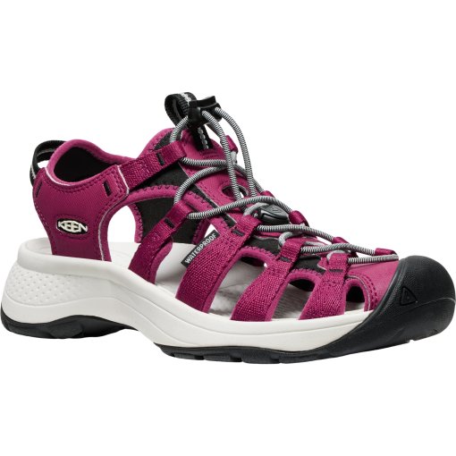 Productfoto van KEEN Astoria West Sandalen Dames - Beaujolais/Star White