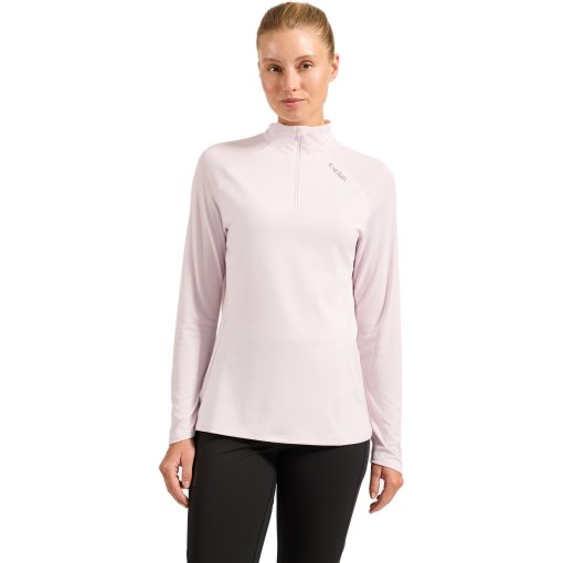 Photo produit de Odlo Essentials Ceramiwarm Half-Zip Running Mid Layer Women - orchid ice