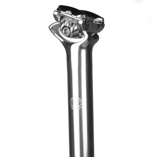 Picture of Velo Orange Grand Cru 0 Setback Seatpost - 27.2x400mm | 0mm Setback - Silver