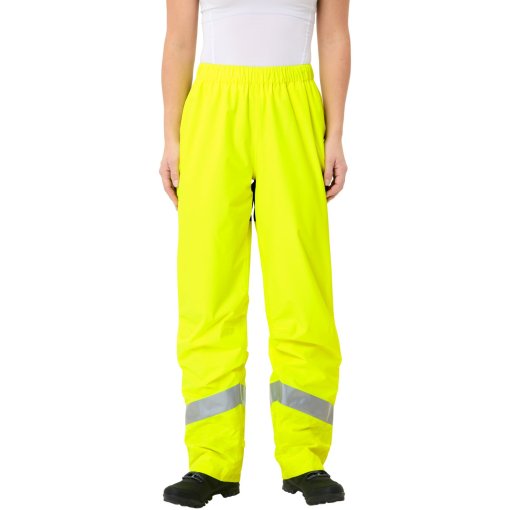 Foto de Vaude Pantalones Impermeables Mujer - Luminum - amarillo neón