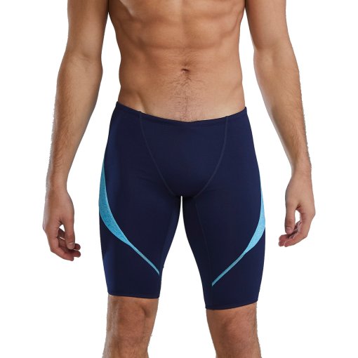 Foto de TYR Bañador Jammer Hombre - Lapped Durafast Elite® Curve Splice - light blue/aqua