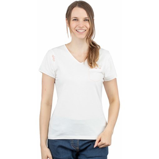 Foto de Chillaz Camiseta Mujer - Cala Luna - blanco