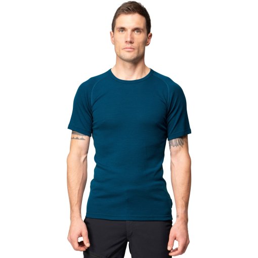 Produktbild von Devold Lauparen Merino 190 Kurzarm Unterhemd Herren - 422A Flood