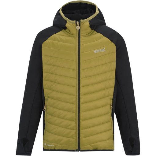 Kuva tuotteesta Regatta Andreson Hybriditakki Lapset - Black/Wood Brown Z7P