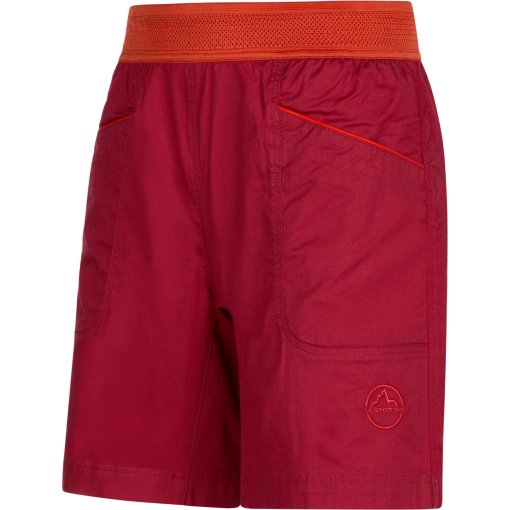 Foto de La Sportiva Pantalones Cortos Mujer - Onyx - Velvet/Cherry Tomato