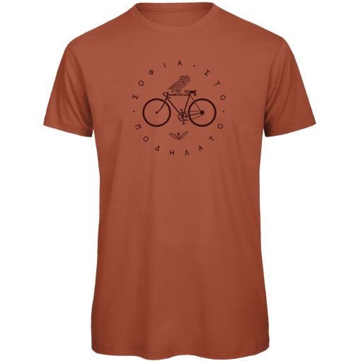 Immagine prodotto da RTTshirts Maglietta da Ciclismo	Uomo - Minerva - rust
