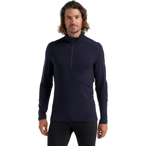 Immagine prodotto da Icebreaker Maglia a Maniche Lunghe Uomo - Merino 260 Tech Half Zip - Midnight Navy