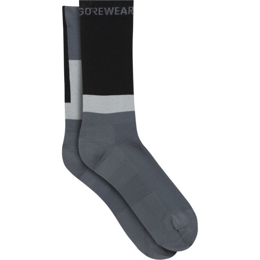 Productfoto van GOREWEAR Essential Block Sokken Medium - lab graphite / black BZ99