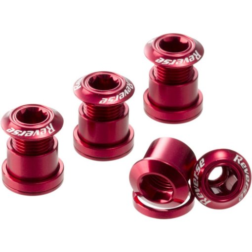 Picture of Reverse Components Chainring Bolts Aluminium 7mm - red