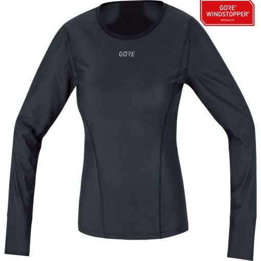 Foto de GOREWEAR Camiseta Manga Larga Mujer - GORE® WINDSTOPPER® Base Layer Thermo - negro 9900