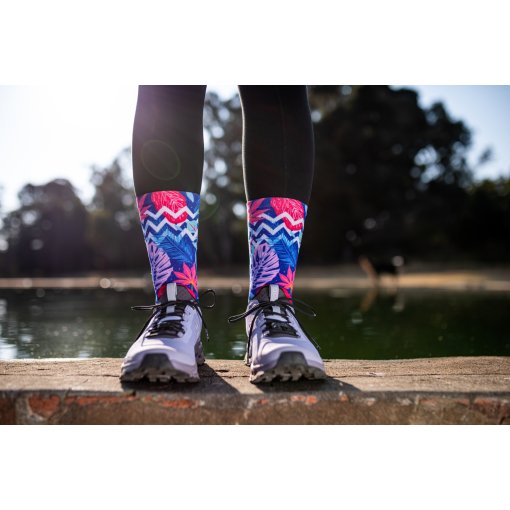 Lot de 2 paires de chaussettes, uni/cœurs, noir | Ulla Popken